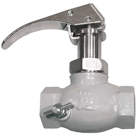 Mec Heavy-Duty 3/4 in. FNPT Quick Acting Globe Valve with Vent Valve ME820-6